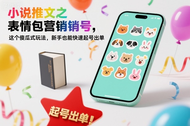 小说推文之表情包营销号，这个傻瓜式玩法，新手也能快速起号出单-读读学社